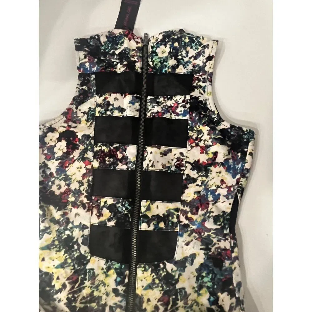 $59.00 Material Girl Junior’s Sleeveless Floral Print Bodyco, Multi, Size S - Picture 14 of 14